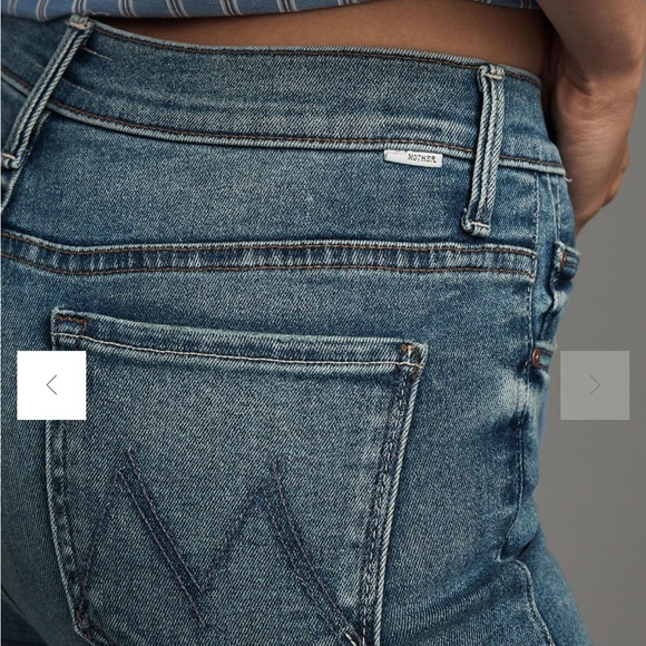 MOTHER insider crop step fray in juicin’ - Picture 4 of 8